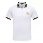 news versace t shirt design embroidery letter-vv white